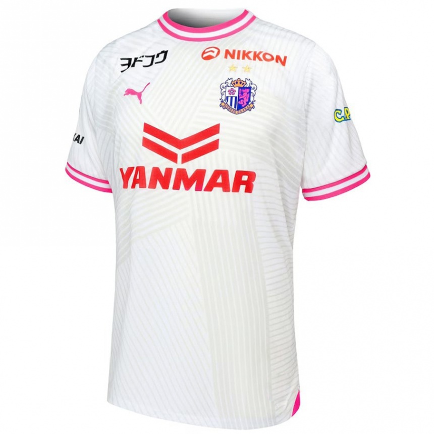 Kids Football Han-Been Yang #1 White Pink Away Jersey 2024/25 T-Shirt Za