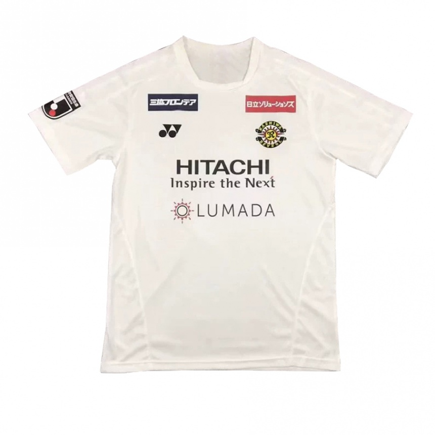 Kids Football Hidetaka Maie #35 White Black Away Jersey 2024/25 T-Shirt Za