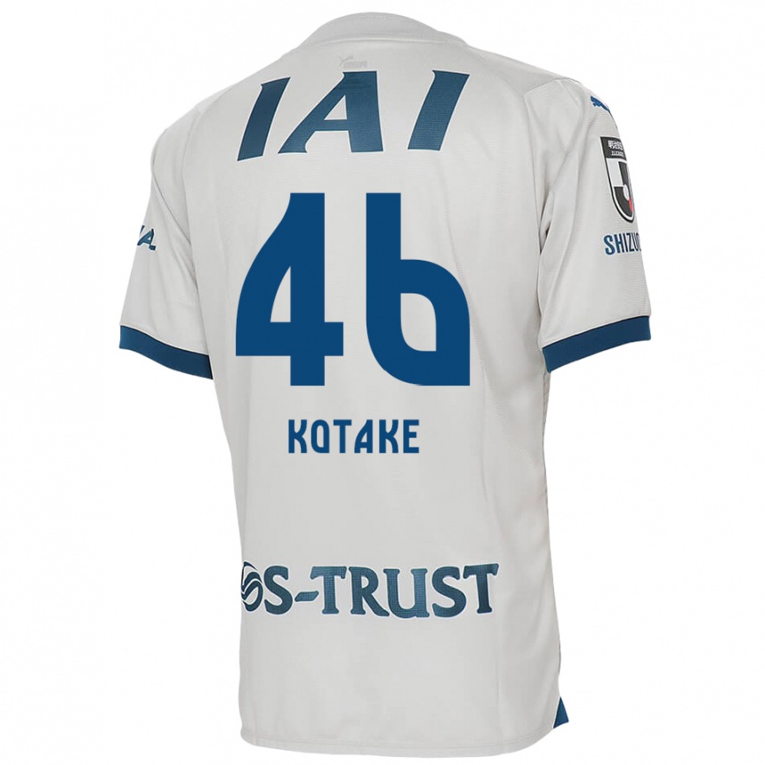 Kids Football Sean Kotake #46 White Blue Away Jersey 2024/25 T-Shirt Za