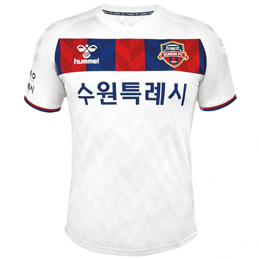 Kids Football San Choi #10 White Blue Away Jersey 2024/25 T-Shirt Za