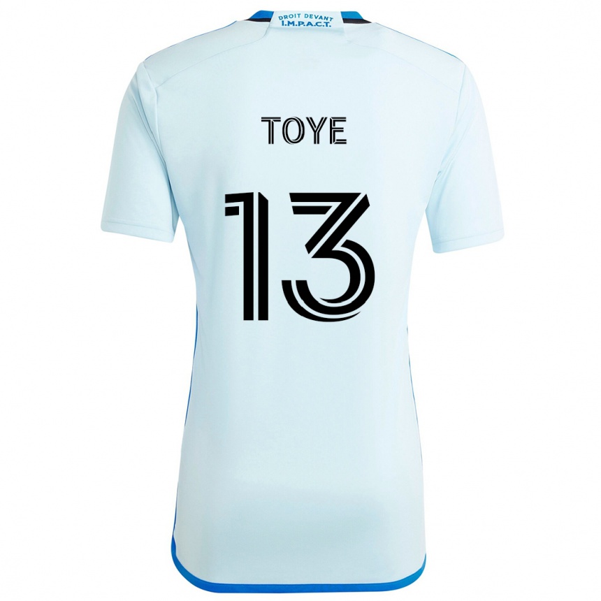 Kids Football Mason Toye #13 Ice Blue Away Jersey 2024/25 T-Shirt Za