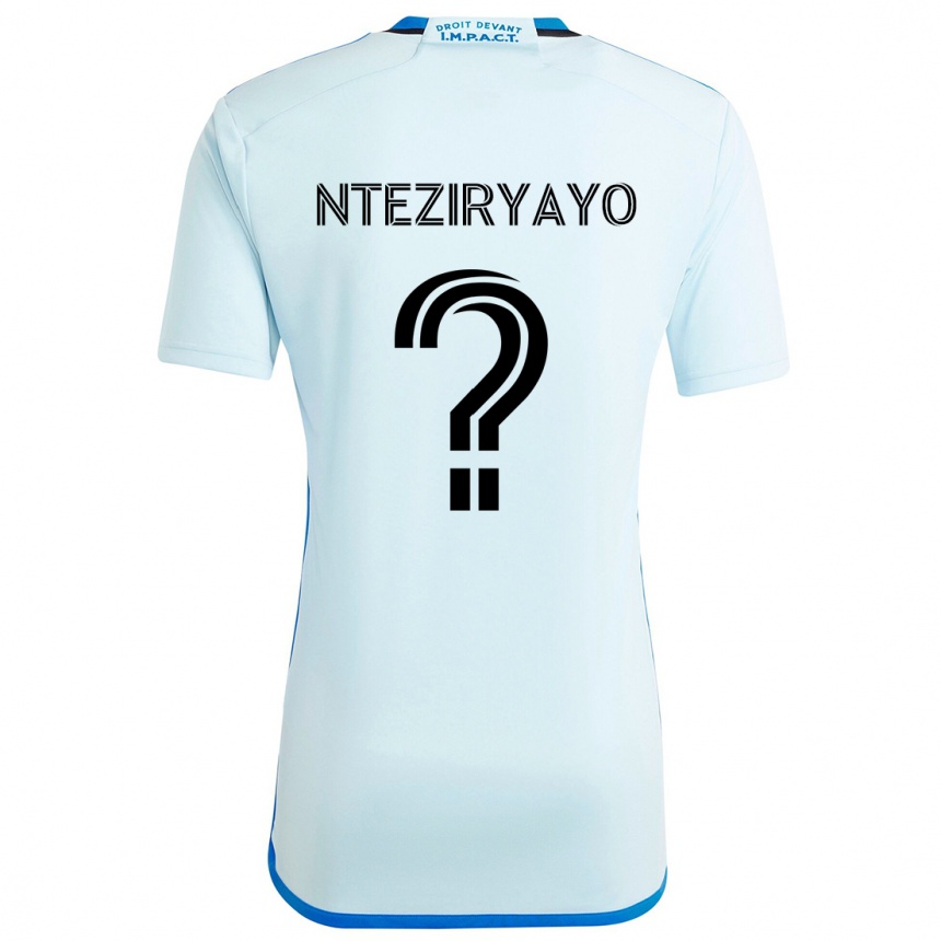 Kids Football Josh Nteziryayo #0 Ice Blue Away Jersey 2024/25 T-Shirt Za