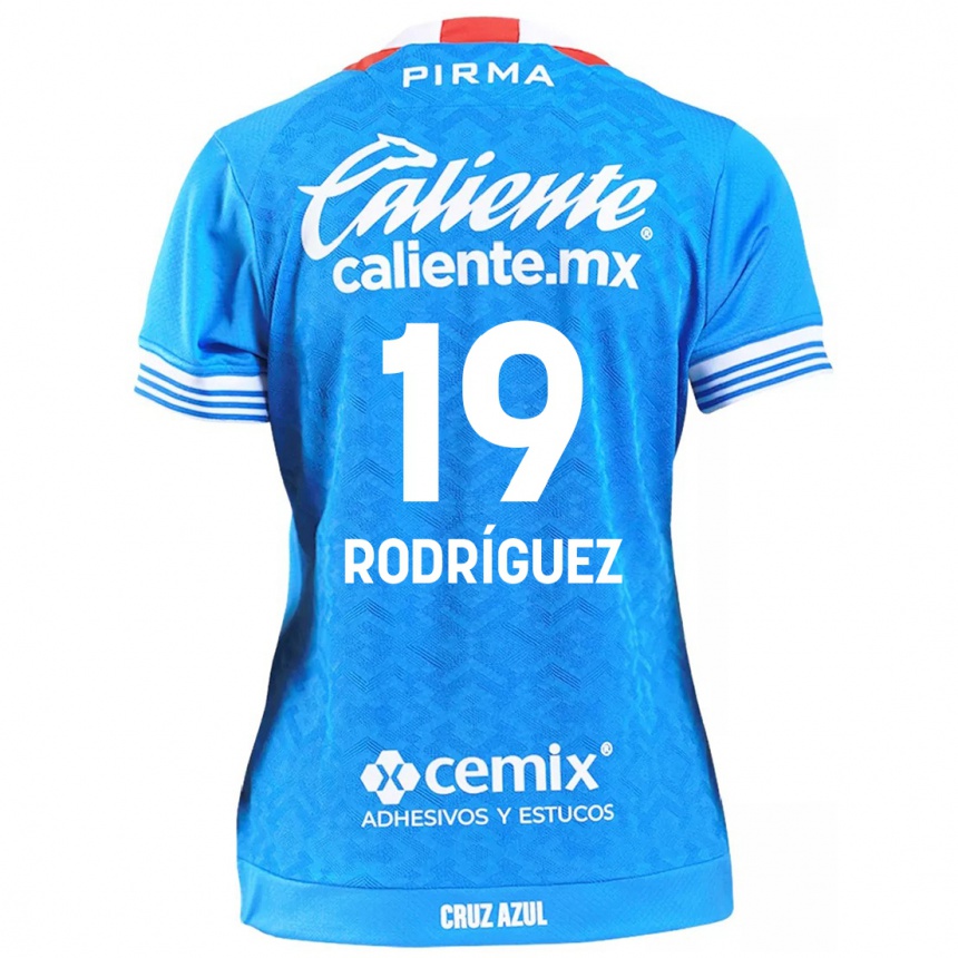 Men Football Carlos Rodriguez #19 Sky Blue Home Jersey 2024/25 T-Shirt Za