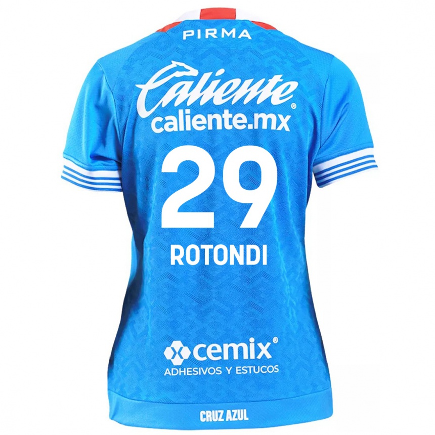 Men Football Carlos Rotondi #29 Sky Blue Home Jersey 2024/25 T-Shirt Za