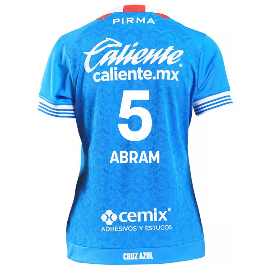 Men Football Luis Abram #5 Sky Blue Home Jersey 2024/25 T-Shirt Za