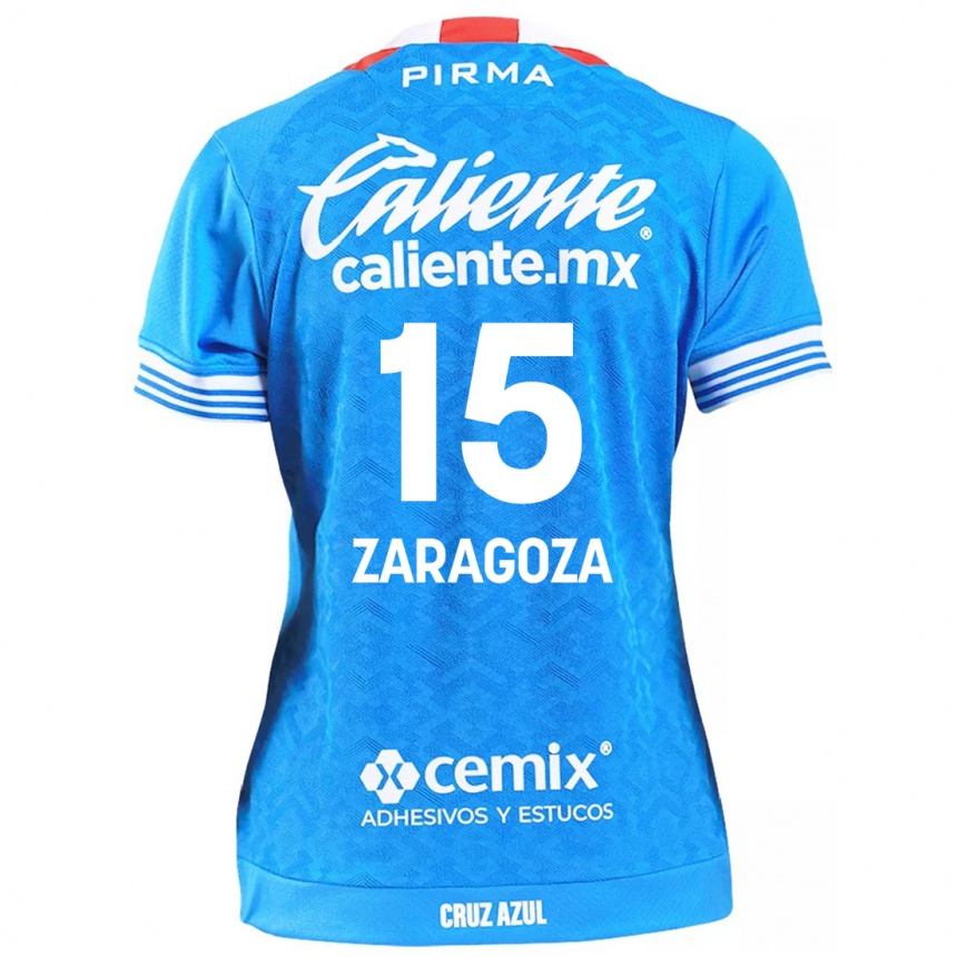 Men Football Nancy Zaragoza #15 Sky Blue Home Jersey 2024/25 T-Shirt Za