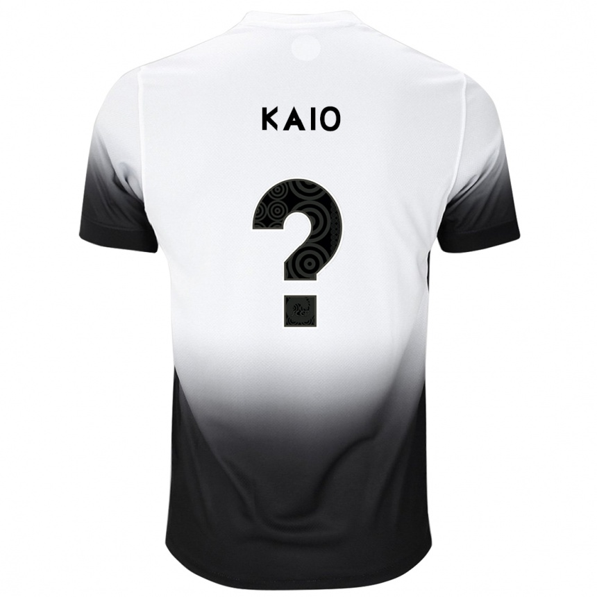 Men Football Kaio Costa #0 White Black Home Jersey 2024/25 T-Shirt Za