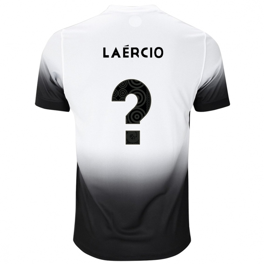 Men Football Laércio #0 White Black Home Jersey 2024/25 T-Shirt Za