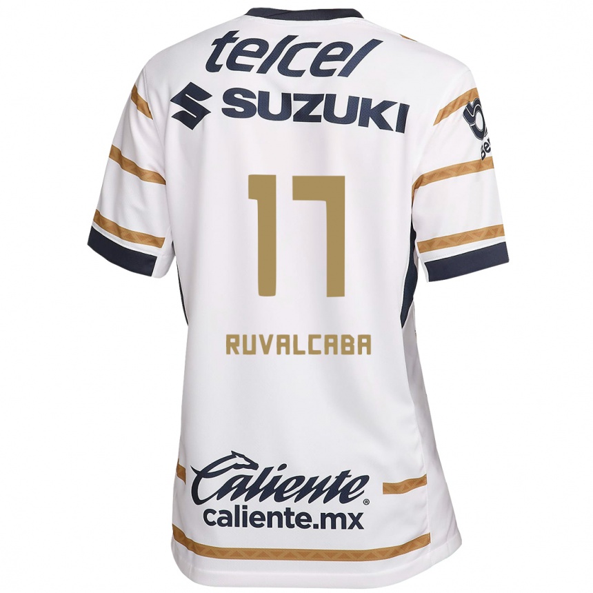 Men Football Jorge Ruvalcaba #17 White Obsidian Home Jersey 2024/25 T-Shirt Za