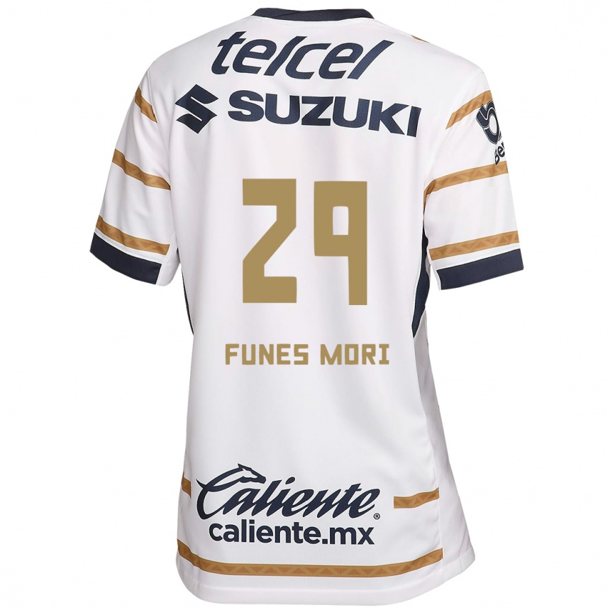 Men Football Rogelio Funes Mori #29 White Obsidian Home Jersey 2024/25 T-Shirt Za