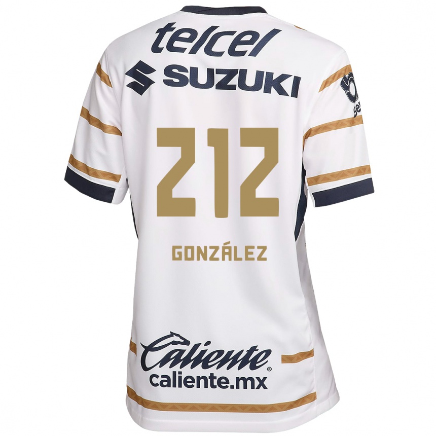 Men Football José González #212 White Obsidian Home Jersey 2024/25 T-Shirt Za