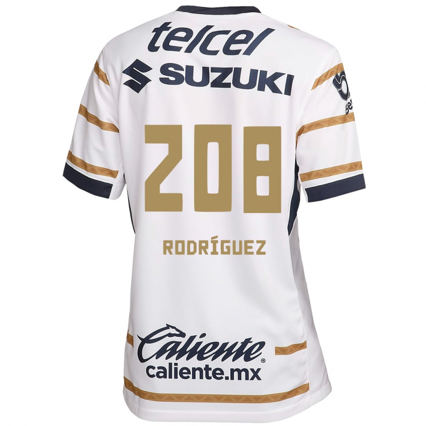 Men Football Gael Rodríguez #208 White Obsidian Home Jersey 2024/25 T-Shirt Za