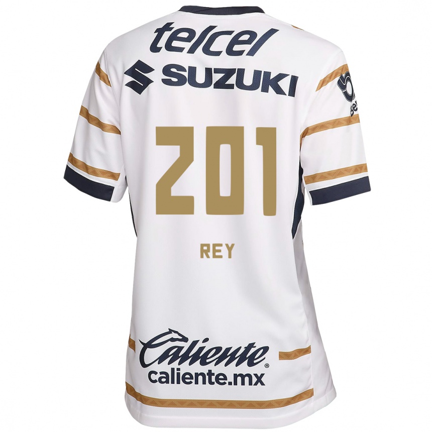 Men Football Santiago Rey #201 White Obsidian Home Jersey 2024/25 T-Shirt Za