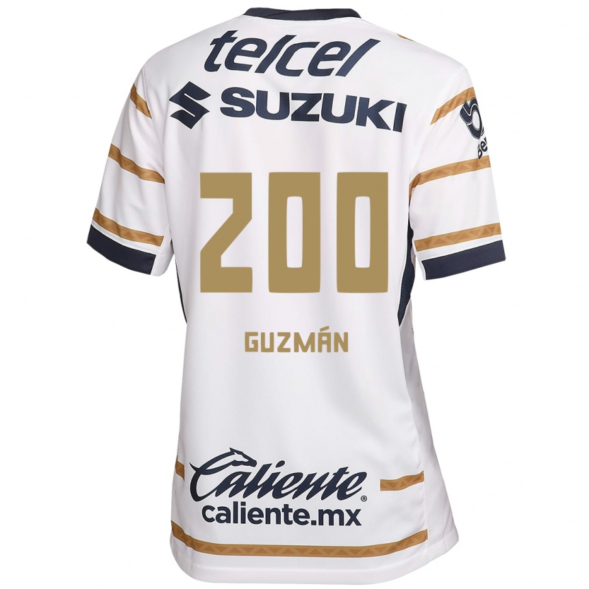 Men Football Alan Guzmán #200 White Obsidian Home Jersey 2024/25 T-Shirt Za