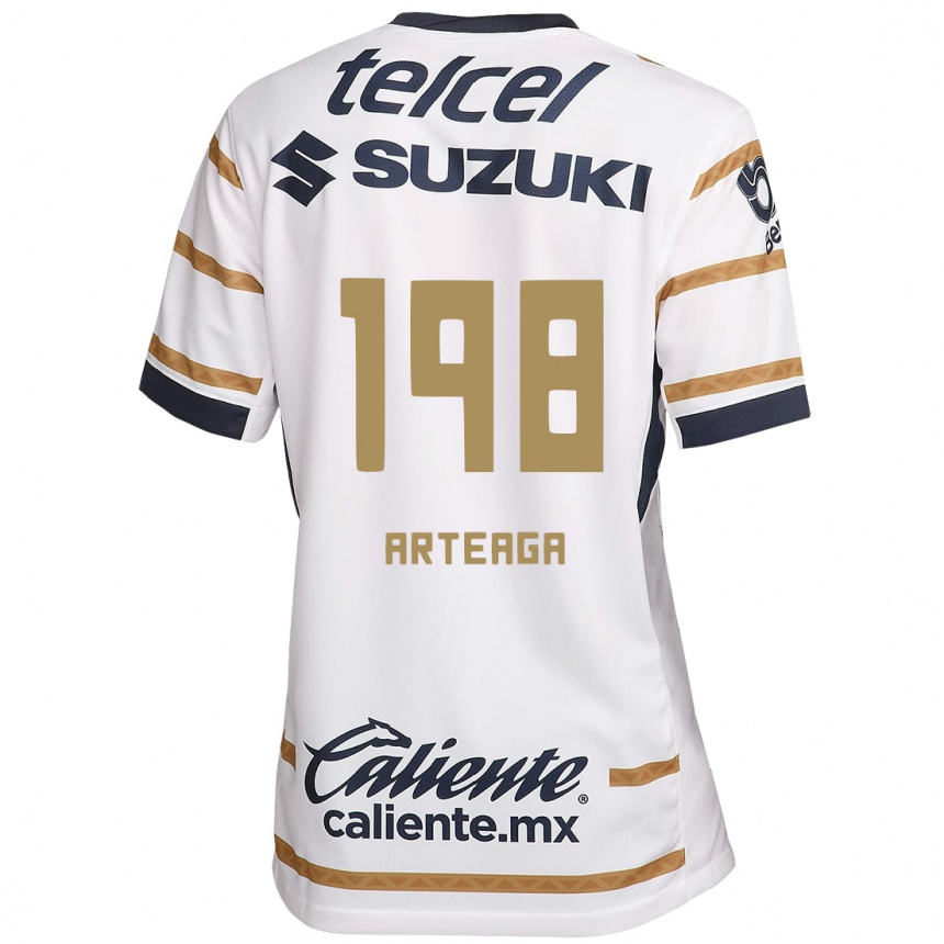 Men Football Edwin Arteaga #198 White Obsidian Home Jersey 2024/25 T-Shirt Za