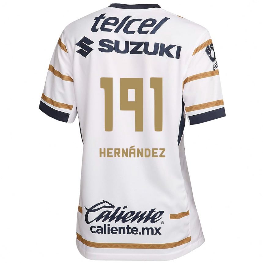 Men Football Marco Hernández #191 White Obsidian Home Jersey 2024/25 T-Shirt Za