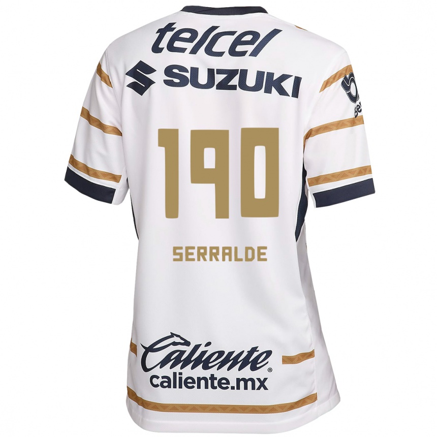 Men Football Gerardo Serralde #190 White Obsidian Home Jersey 2024/25 T-Shirt Za