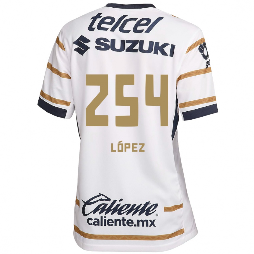 Men Football Santiago López #254 White Obsidian Home Jersey 2024/25 T-Shirt Za