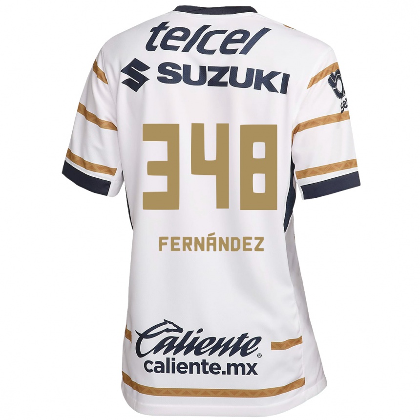 Men Football Yerik Fernández #348 White Obsidian Home Jersey 2024/25 T-Shirt Za