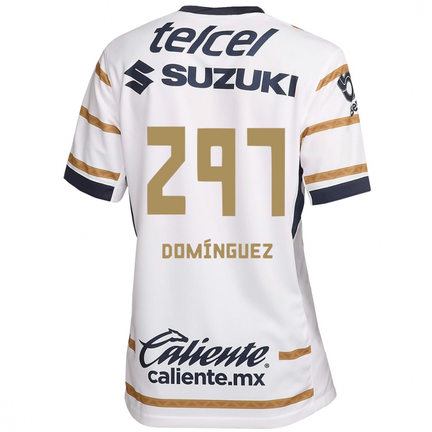 Men Football Julio Domínguez #297 White Obsidian Home Jersey 2024/25 T-Shirt Za