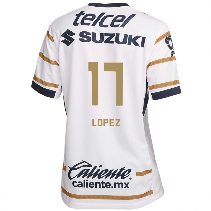 Men Football Leonel Lopez #17 White Obsidian Home Jersey 2024/25 T-Shirt Za