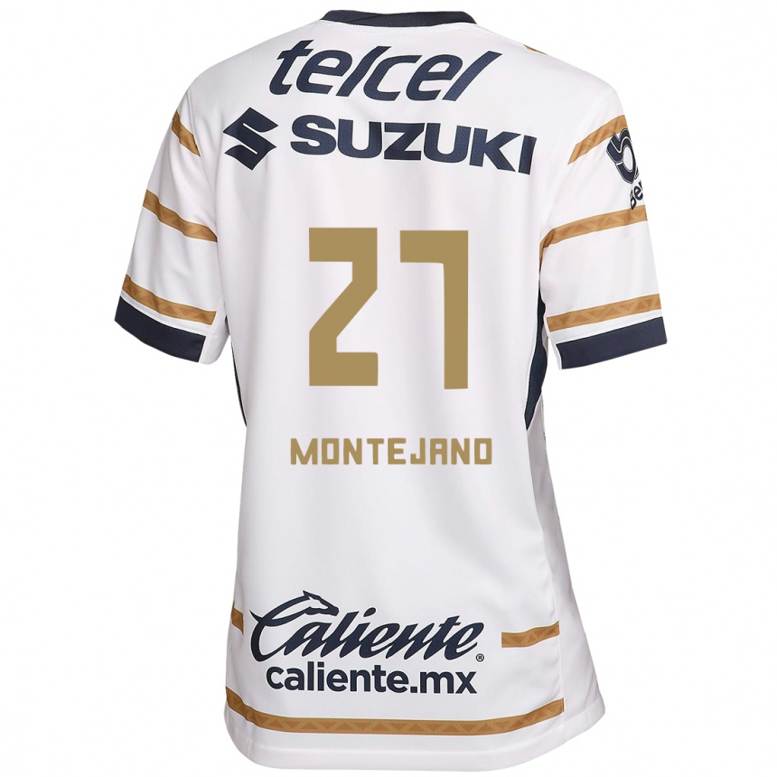 Men Football Emanuel Montejano #27 White Obsidian Home Jersey 2024/25 T-Shirt Za