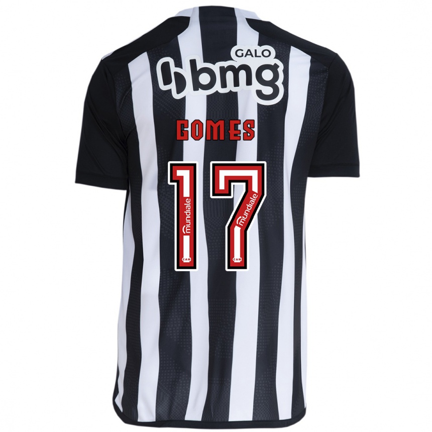 Men Football Igor Gomes #17 White Black Home Jersey 2024/25 T-Shirt Za