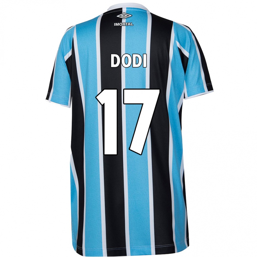 Men Football Dodi #17 Blue Black White Home Jersey 2024/25 T-Shirt Za