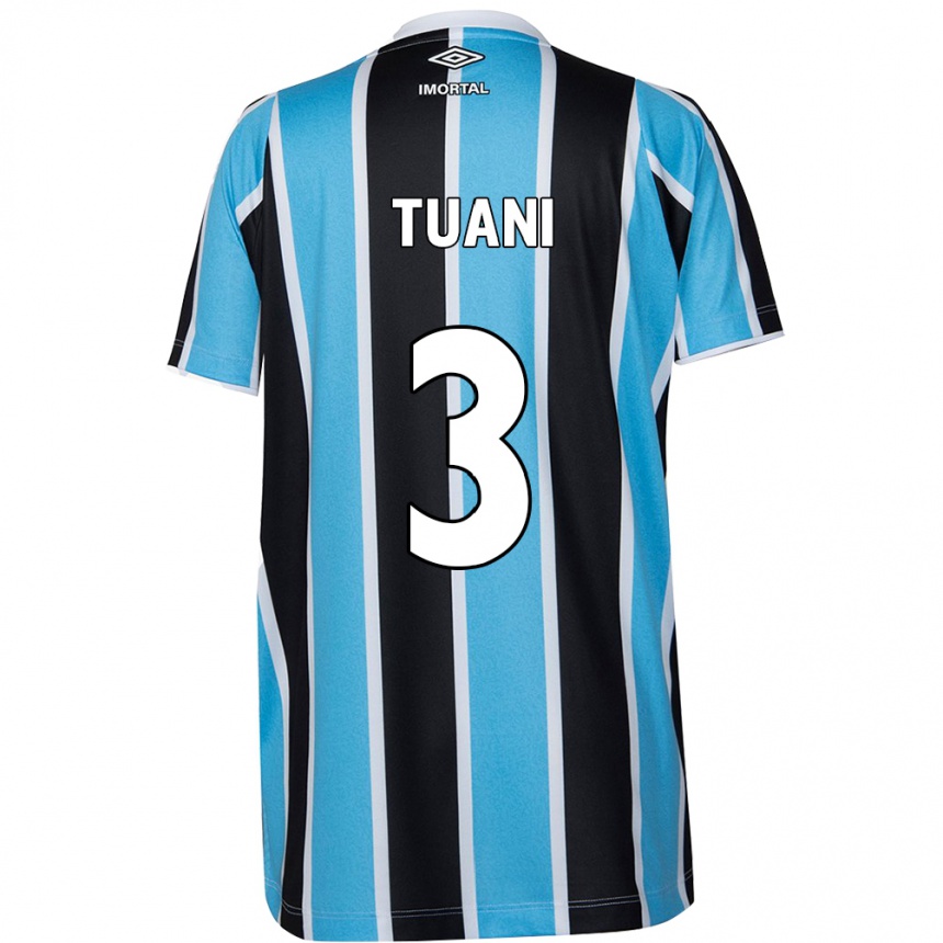 Men Football Tuani #3 Blue Black White Home Jersey 2024/25 T-Shirt Za