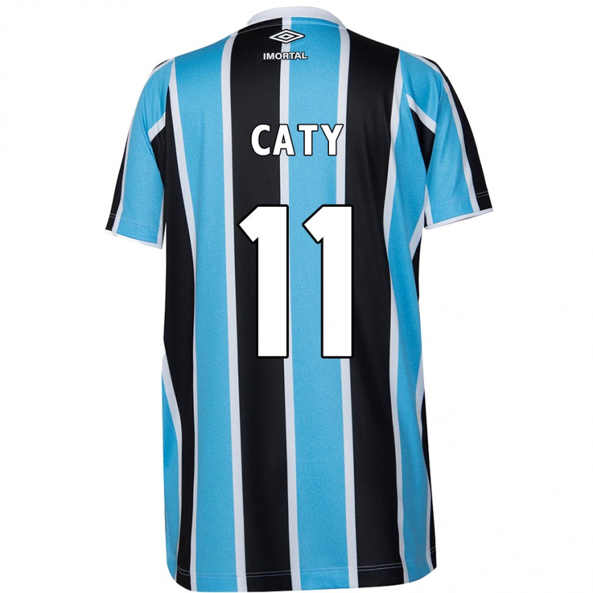 Men Football Caty #11 Blue Black White Home Jersey 2024/25 T-Shirt Za