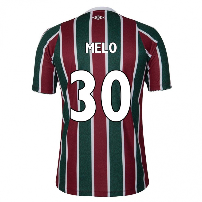 Men Football Felipe Melo #30 Green Maroon White Home Jersey 2024/25 T-Shirt Za