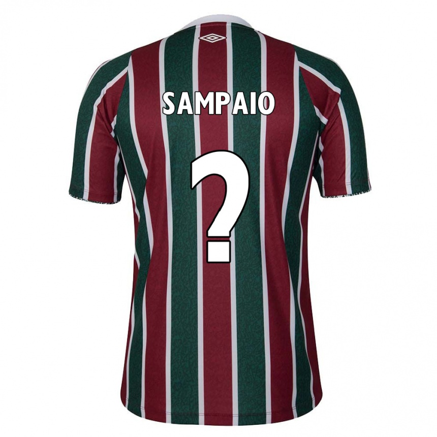 Men Football Miguel Sampaio #0 Green Maroon White Home Jersey 2024/25 T-Shirt Za