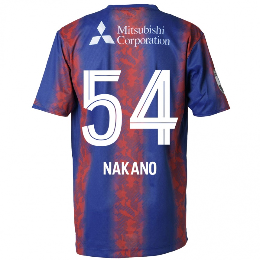 Men Football Yui Nakano #54 Blue Red Home Jersey 2024/25 T-Shirt Za