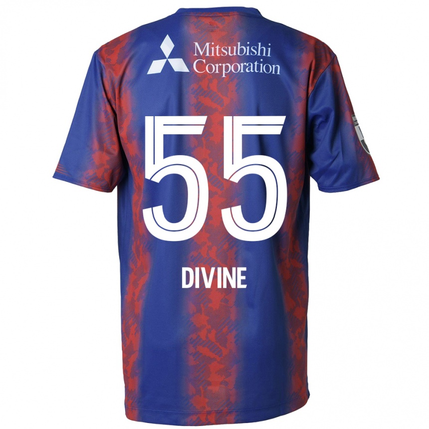 Men Football Divine Chinedu Otani #55 Blue Red Home Jersey 2024/25 T-Shirt Za