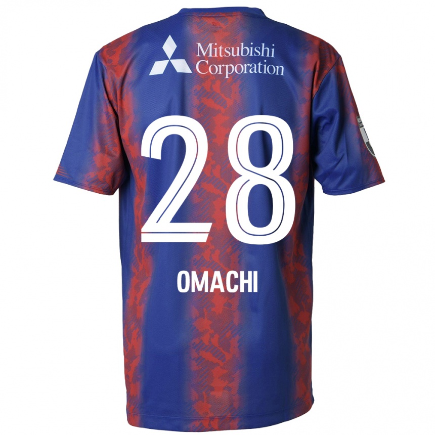 Men Football Shugo Omachi #28 Blue Red Home Jersey 2024/25 T-Shirt Za