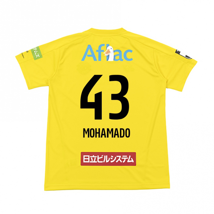 Men Football Faruzansana Mohamado #43 Yellow Black Home Jersey 2024/25 T-Shirt Za