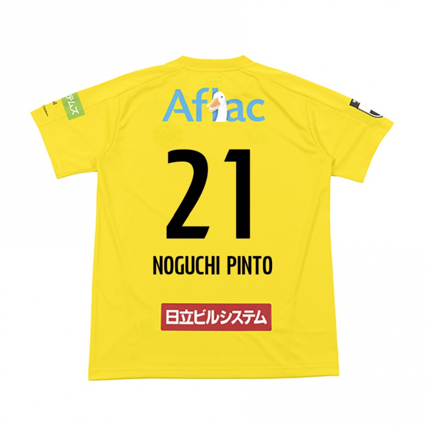 Men Football Amato Noguchi Pinto #21 Yellow Black Home Jersey 2024/25 T-Shirt Za