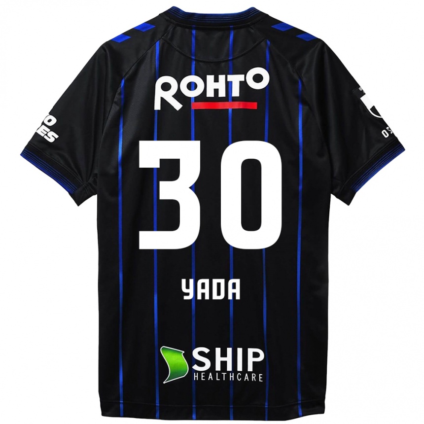 Men Football Yukito Yada #30 Black Blue Home Jersey 2024/25 T-Shirt Za