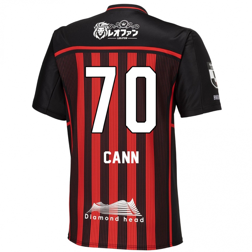 Men Football Francis Cann #70 Red Black Home Jersey 2024/25 T-Shirt Za