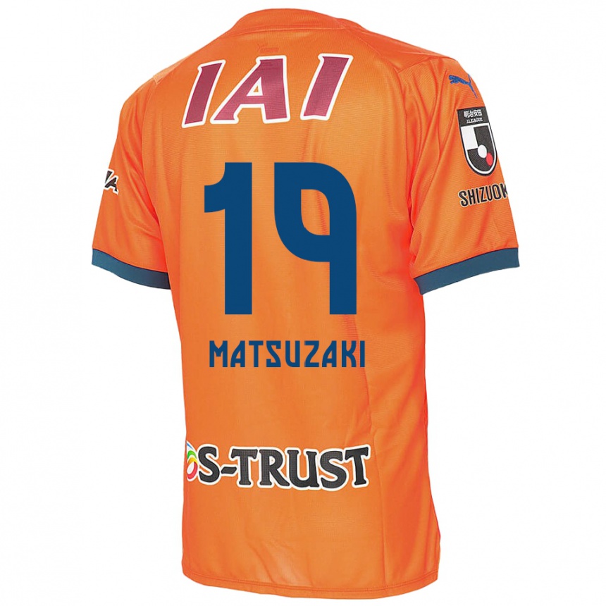 Men Football Kai Matsuzaki #19 Orange Blue Home Jersey 2024/25 T-Shirt Za