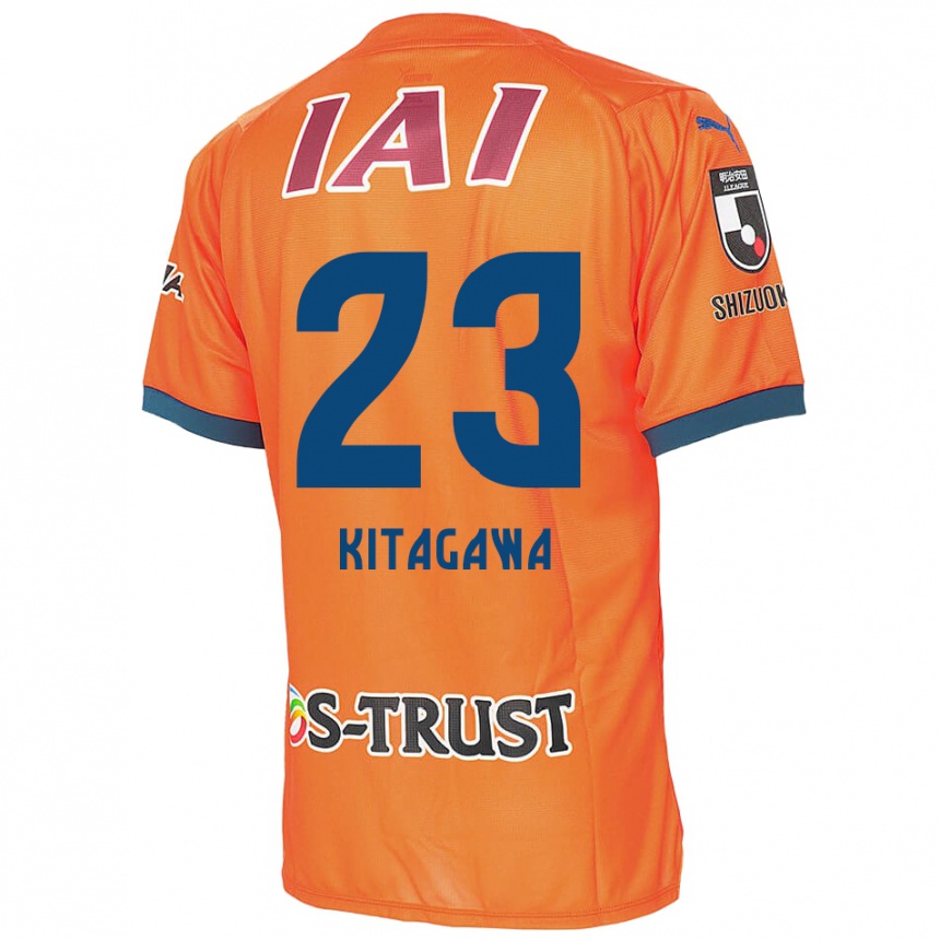 Men Football Koya Kitagawa #23 Orange Blue Home Jersey 2024/25 T-Shirt Za