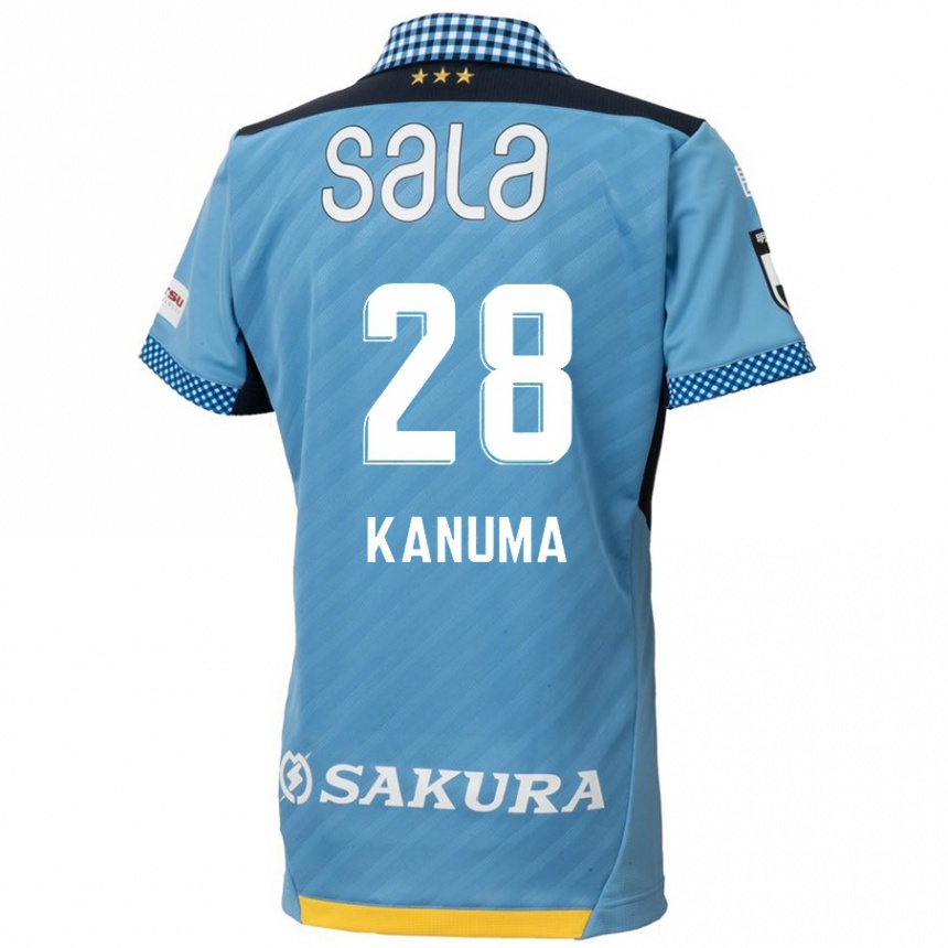 Men Football Naoki Kanuma #28 Blue Black Home Jersey 2024/25 T-Shirt Za