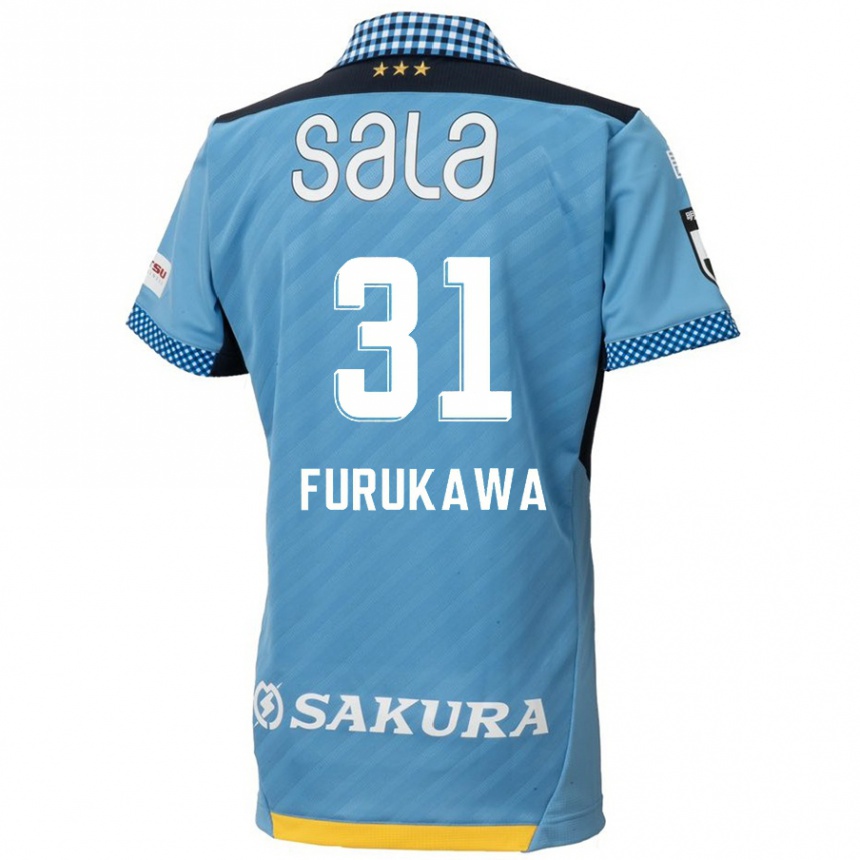 Men Football Yosuke Furukawa #31 Blue Black Home Jersey 2024/25 T-Shirt Za