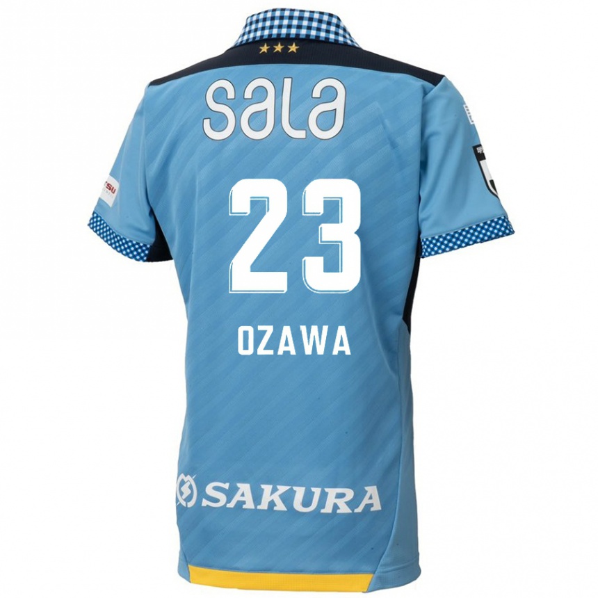 Men Football Yugo Ozawa #23 Blue Black Home Jersey 2024/25 T-Shirt Za