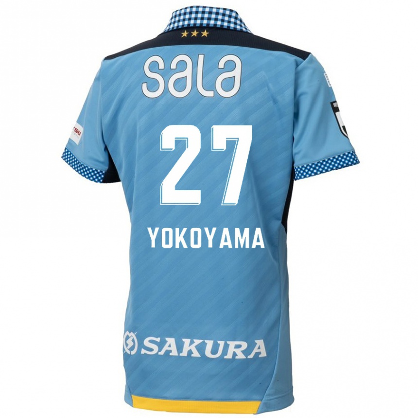 Men Football Kota Yokoyama #27 Blue Black Home Jersey 2024/25 T-Shirt Za