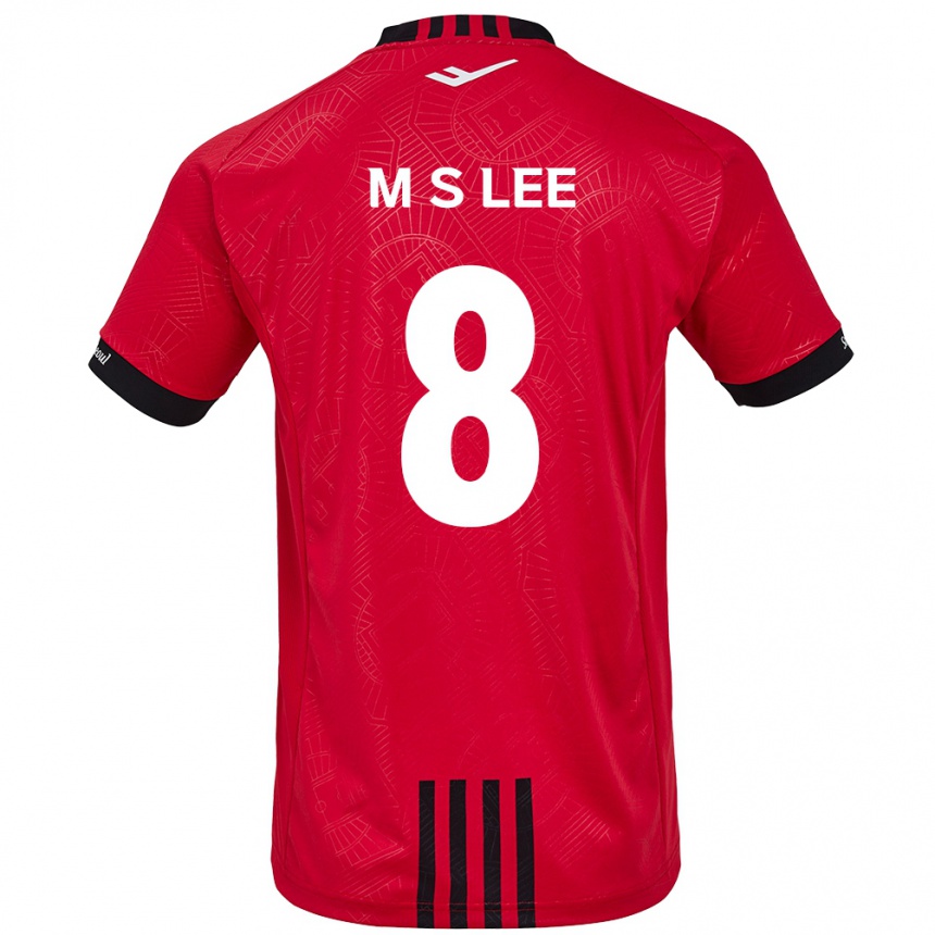 Men Football Seung-Mo Lee #8 Red Black Home Jersey 2024/25 T-Shirt Za