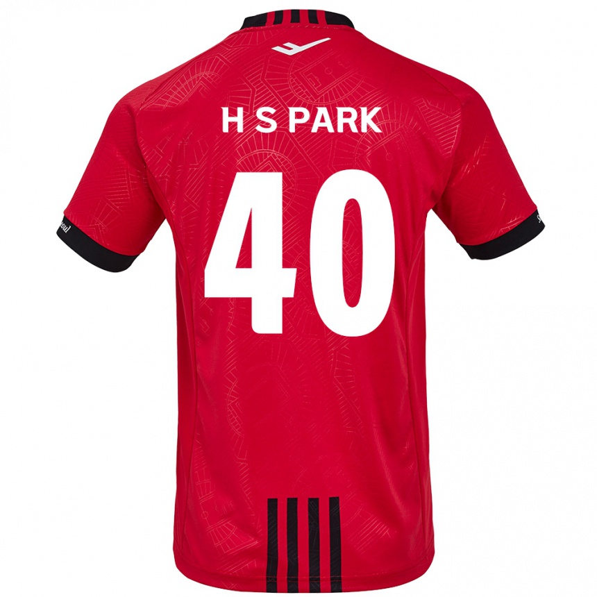 Men Football Seong-Hun Park #40 Red Black Home Jersey 2024/25 T-Shirt Za