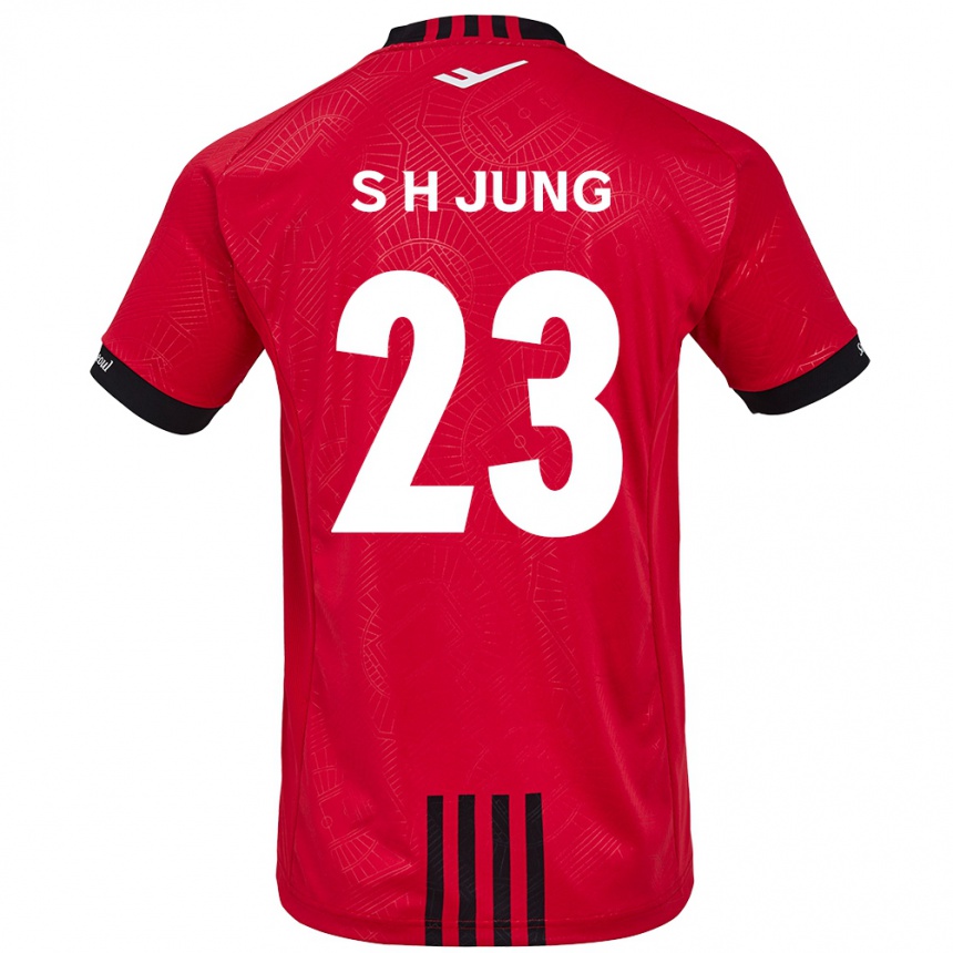 Men Football Hyeon-Soo Jung #23 Red Black Home Jersey 2024/25 T-Shirt Za