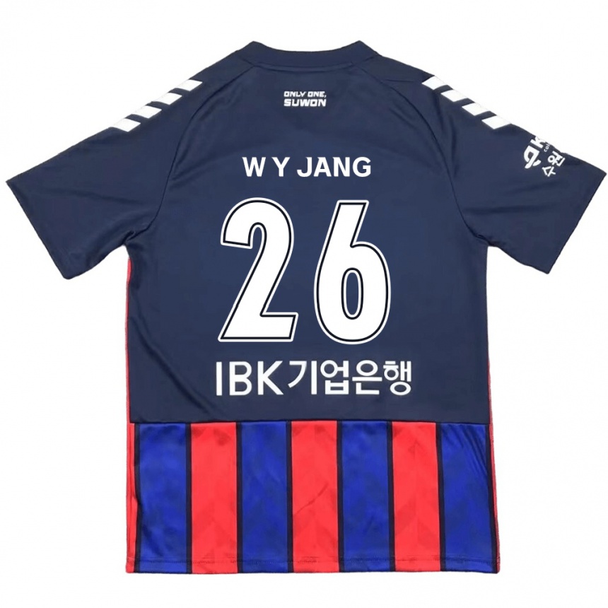 Men Football Young-Woo Jang #26 Blue Red Home Jersey 2024/25 T-Shirt Za