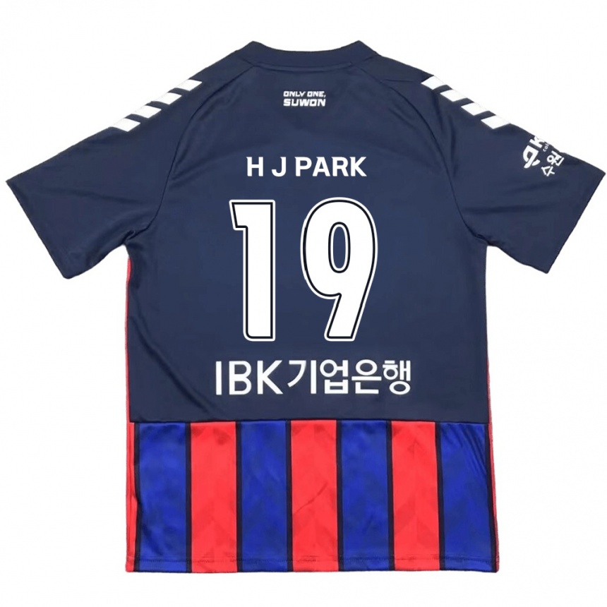 Men Football Jun-Hui Park #19 Blue Red Home Jersey 2024/25 T-Shirt Za